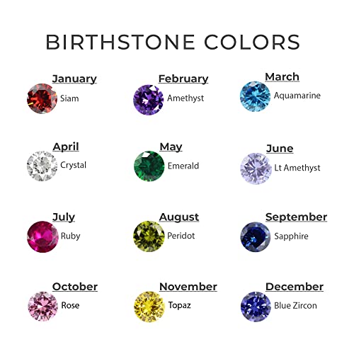 Birthstone Ring - 18k Gold Plated