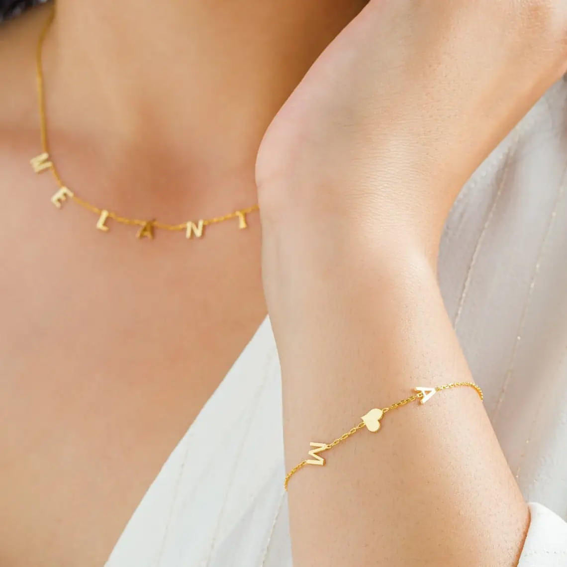 Name Bracelet – 18k Gold Plated