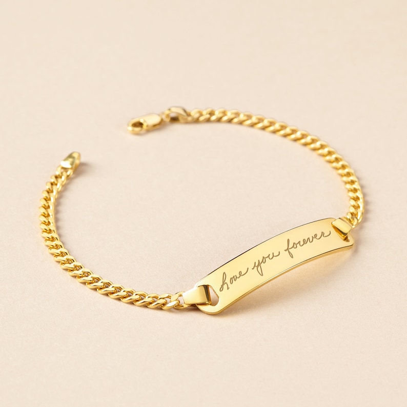 Handwriting Bracelet - 18k Gold Plated