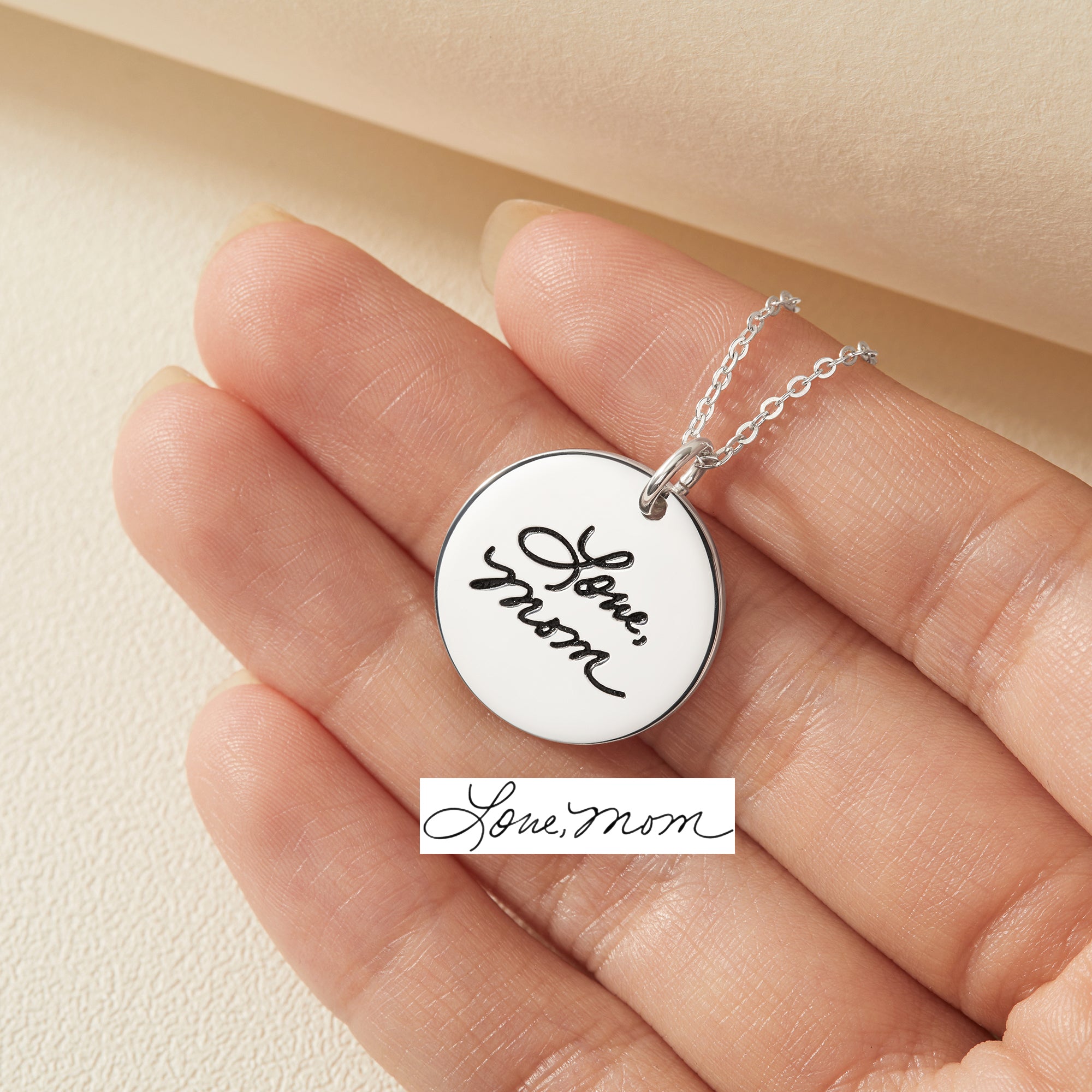 Handwriting Necklace - 18k Gold Plated
