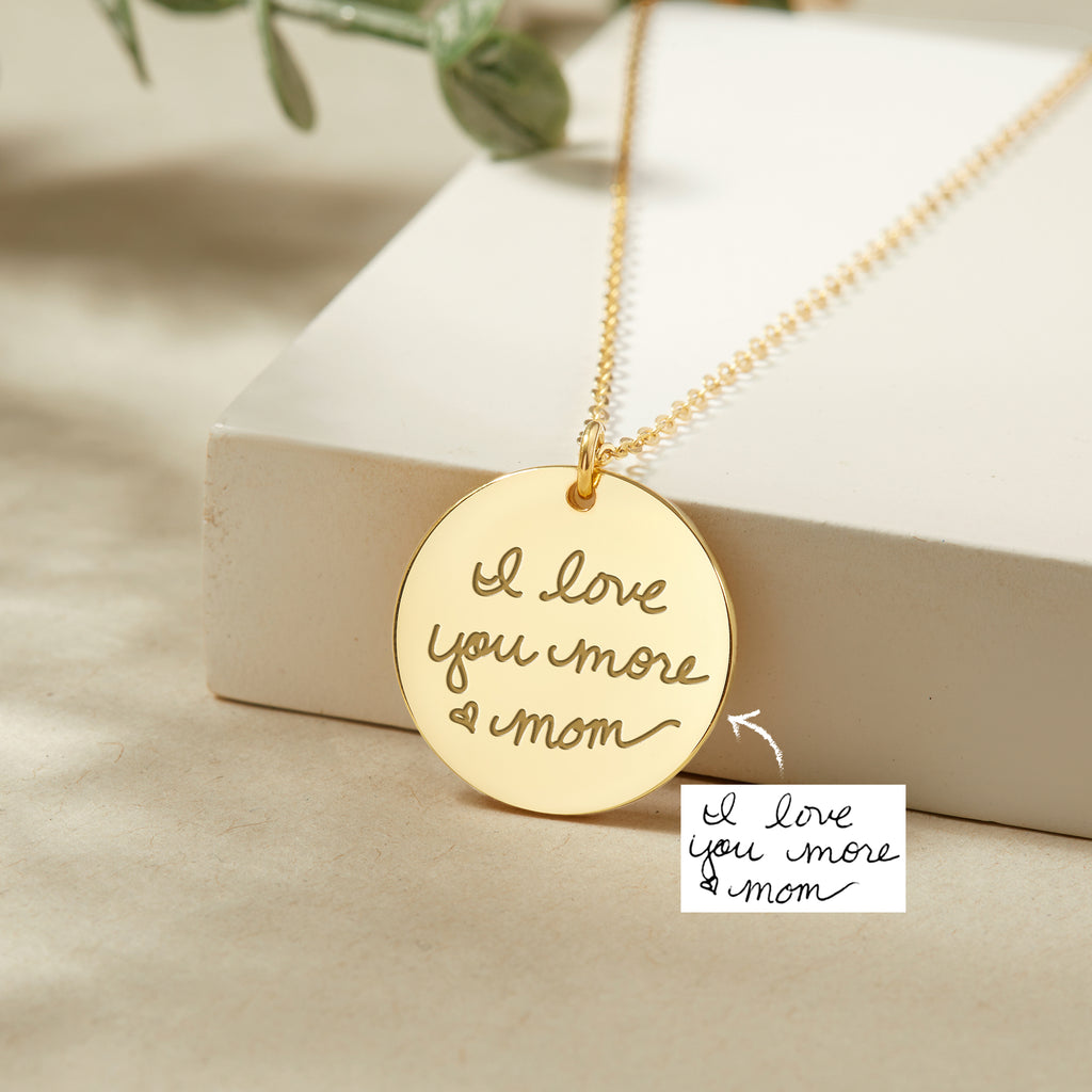 Handwriting Necklace - 18k Gold Plated