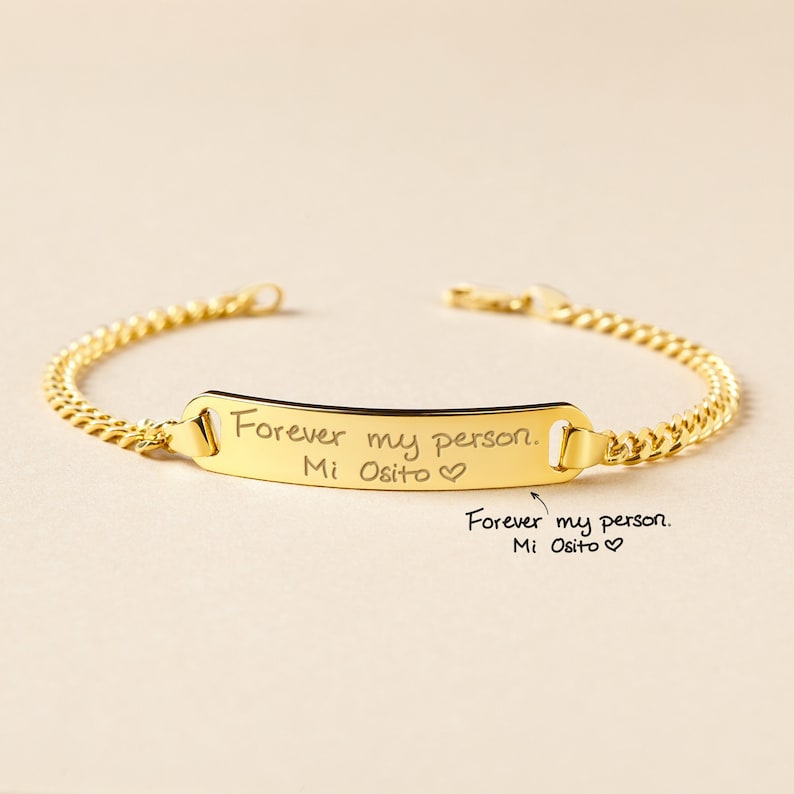Handwriting Bracelet - 18k Gold Plated