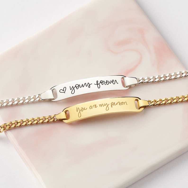 Handwriting Bracelet - 18k Gold Plated