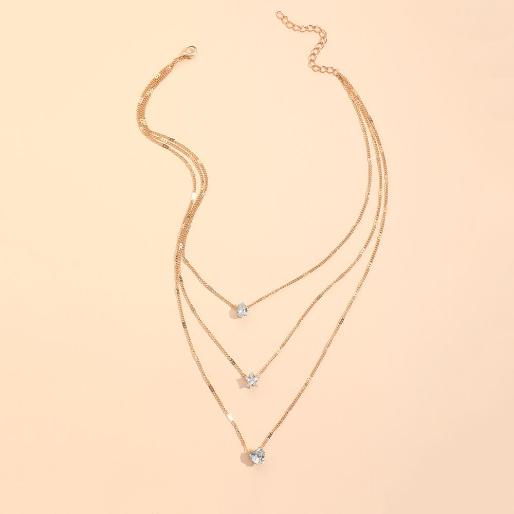 Radiance Layered Zircon Necklace
