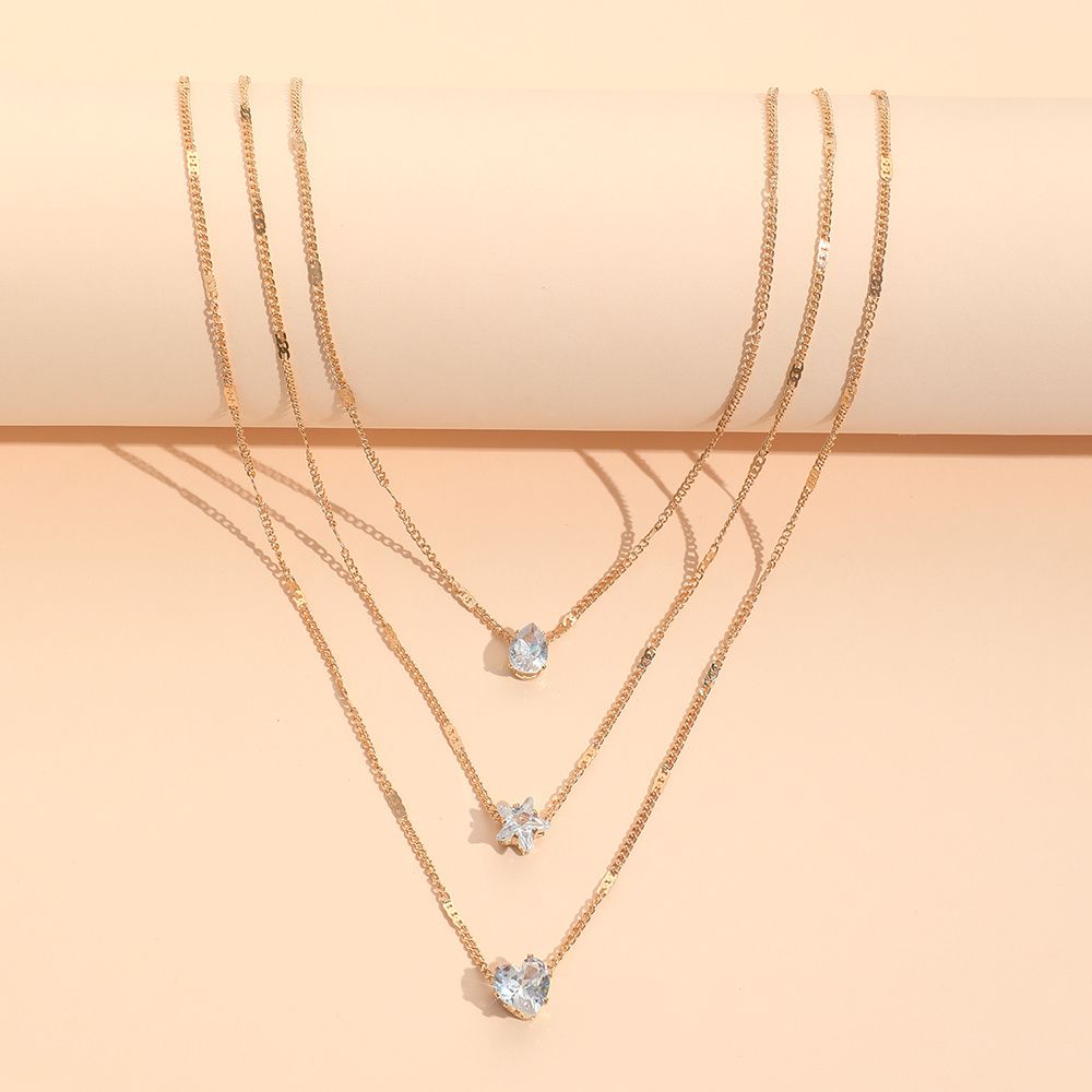 Radiance Layered Zircon Necklace