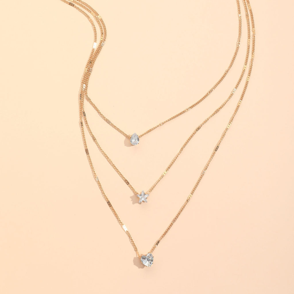 Radiance Layered Zircon Necklace