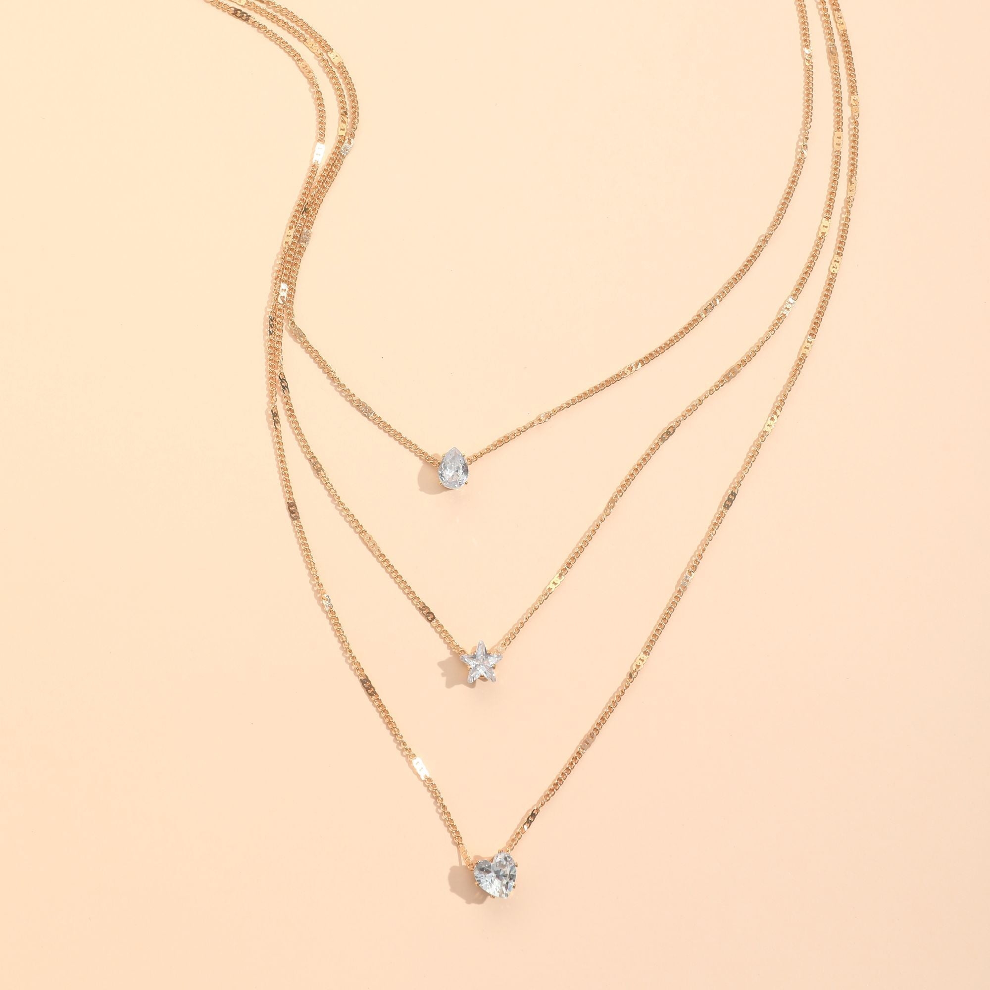 Radiance Layered Zircon Necklace
