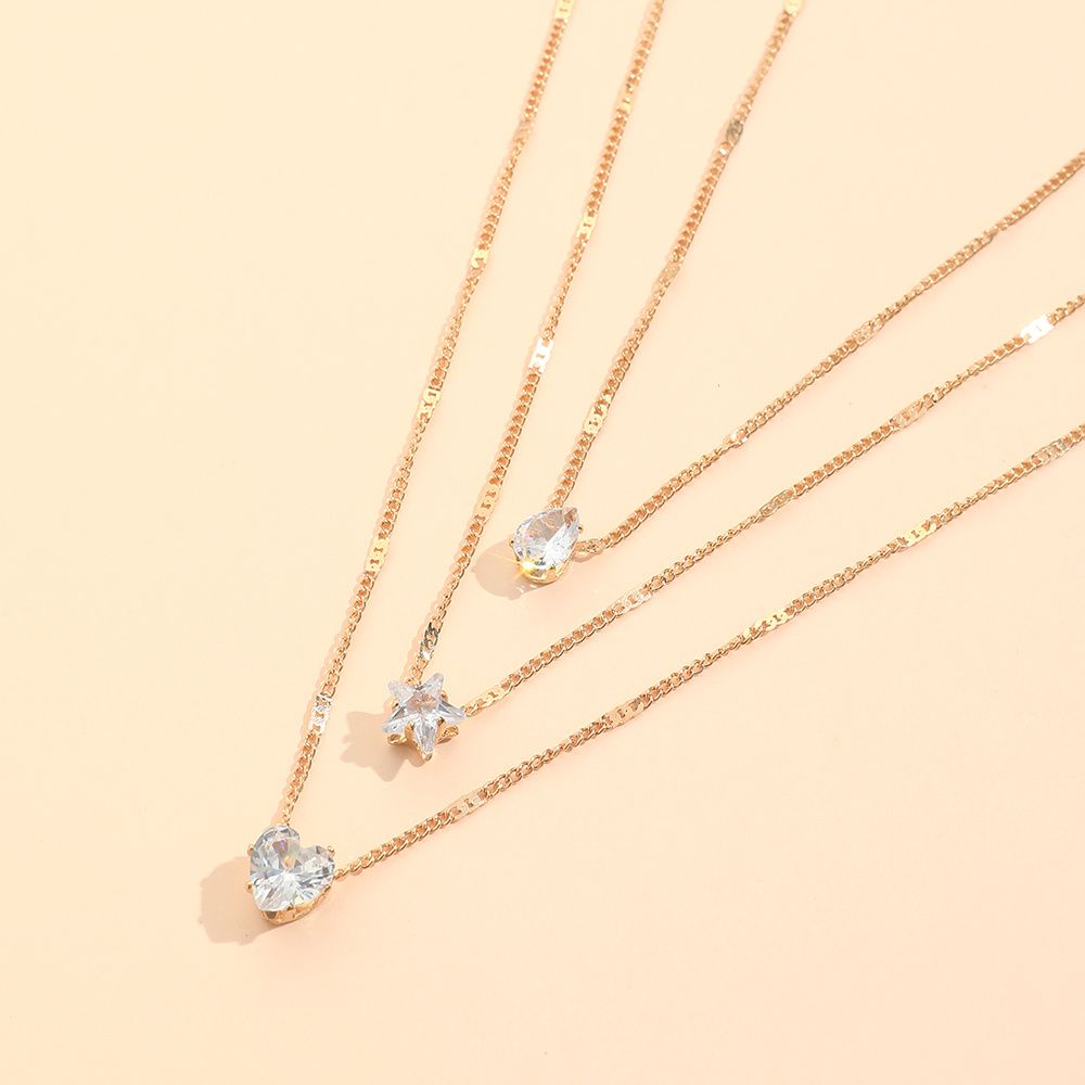 Radiance Layered Zircon Necklace