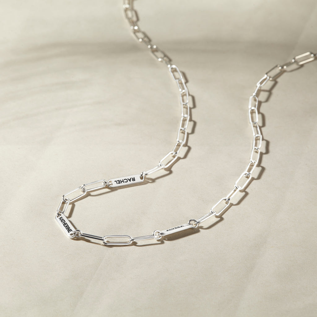 Multiple Name Necklace - 18k Gold Plated