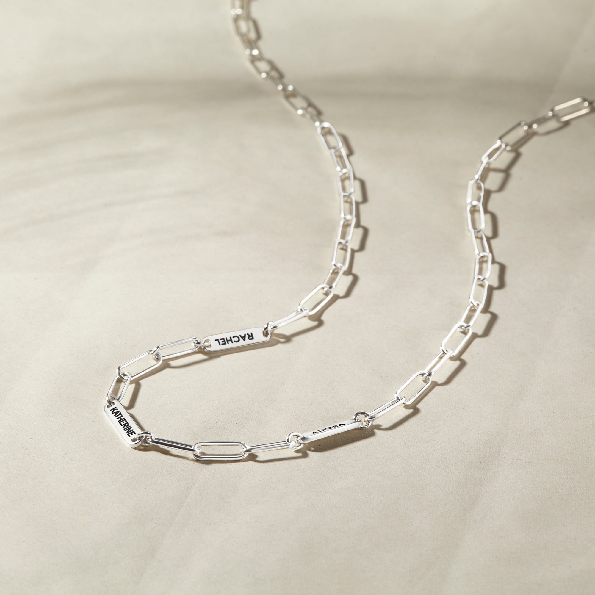 Multiple Name Necklace - 18k Gold Plated